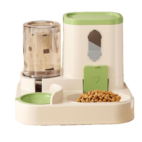 Auto Feeder Futterspender Katzenfutter Wasserspender Haustier Futter Futterspender Hund Tränke und Feeder Set Automatischer Tierfutterspender Kleines Haustier Fütterungssystem Futternapf Und Auto Feeder Futterspender Katzenfutter Wasserspender Haustier Futter Futterspender Hund Tränke und Feeder Set Automatischer Tierfutterspender Kleines Haustier Fütterungssystem Futternapf Und von Fbinys