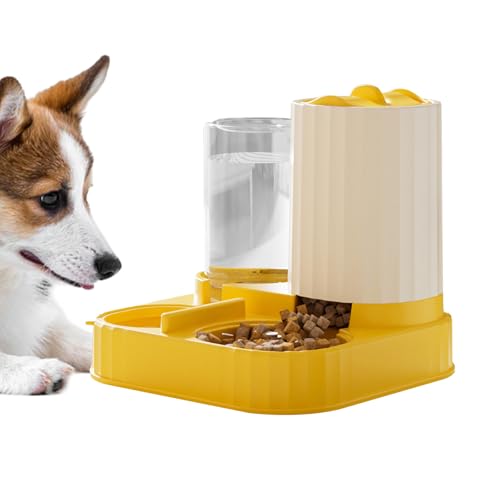 Automatische Feeder - Smart Auto -Fütterungssystem großer Wasserspender, Nass und Trockenfutter, die für Katzen Welpen kompatibel ist von Fbinys