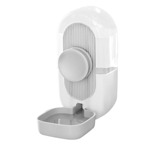 Caged Bird Feeder, Clear Automatic Food Dispenser, Multi Purpose Feeding Station, Spill Proof Parrot Feeder Cage Accessory for Cockatiels, Lovebirds, and Budgies von Fbinys