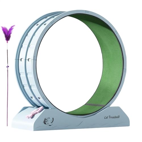 Cats Running Wheel, Low-Noise Indoor Cat Wheels, Fitness Exercise Treadmill, Fitness Training Equipment with Teaser for Pets, Play, Weight Loss 31.5x13.15x33.85 Inch Cats Running Wheel, Low-Noise Indoor Cat Wheels, Fitness Exercise Treadmill, Fitness Training Equipment with Teaser for Pets, Play, Weight Loss 31.5x13.15x33.85 Inch von Fbinys