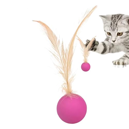Fbinys Cat Ball Toy, Entertainment Toy, Sensory Stimulation Ball with Feather, Interactive Indoor Outdoor Play, Made to Last Hunting Exercise Training, Boredom Relief Fbinys Cat Ball Toy, Entertainment Toy, Sensory Stimulation Ball with Feather, Interactive Indoor Outdoor Play, Made to Last Hunting Exercise Training, Boredom Relief von Fbinys
