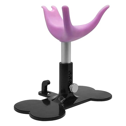 Fbinys Dog Groomings Stand, Puppy Showering Bench, Height Adjustable Assistive Ladder with Non-Slip Stable for Bathing, Trimming, Showering, Grooming, Purple Pink and Gray von Fbinys