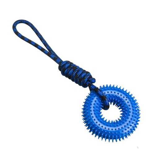 Fbinys Dog Toys Squeaky, Spiky Ring Aggressive Chewers, Indestructible Dog Toy with Rope to Your Puppy Teething, Boredom Relief, Mental Stimulation, and Oral Health Fbinys Dog Toys Squeaky, Spiky Ring Aggressive Chewers, Indestructible Dog Toy with Rope to Your Puppy Teething, Boredom Relief, Mental Stimulation, and Oral Health von Fbinys