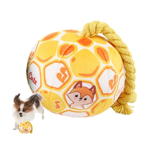 Fbinys Hundebälle, weiches Hundespielzeug, Outdoor-Hundespielzeug, Baumwollseil, große Hunde, kichernder Ball, sanftes Kauspielzeug, bunte Hundebälle für den Innenbereich Fbinys Hundebälle, weiches Hundespielzeug, Outdoor-Hundespielzeug, Baumwollseil, große Hunde, kichernder Ball, sanftes Kauspielzeug, bunte Hundebälle für den Innenbereich von Fbinys