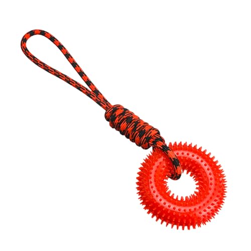 Fbinys Hundespielzeug, quietschend, Entlastung beim Zahnen, Haustier-Kauspielzeug, stacheliger Ring für Kauer, aggressives , unzerstörbares Spielzeug, 45 x 13 cm, Orange, Rot, Blau Fbinys Hundespielzeug, quietschend, Entlastung beim Zahnen, Haustier-Kauspielzeug, stacheliger Ring für Kauer, aggressives , unzerstörbares Spielzeug, 45 x 13 cm, Orange, Rot, Blau von Fbinys
