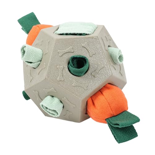 Fbinys Interactive Dog Toy, Treat Dispensing Chew Ball, Teeth Cleaning Squeaky Design, Sniffing Enrichment Small Medium Large Breeds, Ideal for Training Smart Stimulation, 13.5x13x11cm Fbinys Interactive Dog Toy, Treat Dispensing Chew Ball, Teeth Cleaning Squeaky Design, Sniffing Enrichment Small Medium Large Breeds, Ideal for Training Smart Stimulation, 13.5x13x11cm von Fbinys