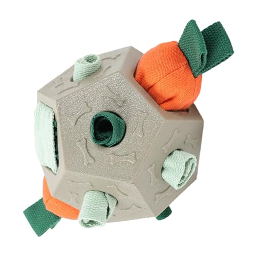 Fbinys Kauspielzeug für Hunde, Leckerli-Spender-Ball, interaktives Quietsch-Anreicherungsspielzeug, Zahnreinigungsbälle, haustiersicheres Gummi, ideal für Heimspiele und Outdoor-Übungen, 13 x 13 x 10 Fbinys Kauspielzeug für Hunde, Leckerli-Spender-Ball, interaktives Quietsch-Anreicherungsspielzeug, Zahnreinigungsbälle, haustiersicheres Gummi, ideal für Heimspiele und Outdoor-Übungen, 13 x 13 x 10 von Fbinys