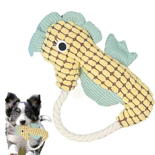 Fbinys Quietschendes Hundespielzeug, kleines Zahnen aus Plüsch mit Quietscher und interaktivem Baumwollseil, Kauspielzeug für kleine und mittelgroße Welpen, Knisterpapier, 19 x 24 cm Fbinys Quietschendes Hundespielzeug, kleines Zahnen aus Plüsch mit Quietscher und interaktivem Baumwollseil, Kauspielzeug für kleine und mittelgroße Welpen, Knisterpapier, 19 x 24 cm von Fbinys