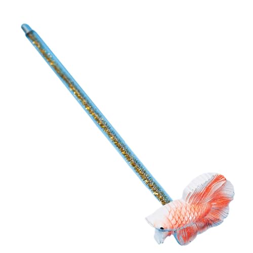 Fbinys Simulation Betta Stick, Betta Training Stick - Aquarium-Simulation Betta | Interaktives Spielzeug im kompakten Design für kleine Aquarien und Aquarien von Fbinys