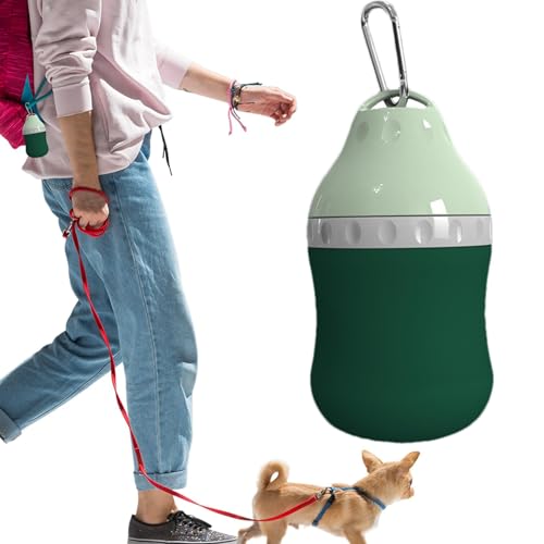 Fbinys Tragbarer Wassernapf für Hunde, Wasserflasche für Hunde - Mit Karabiner Hundezubehör für kleine Hunde - 400 ml tragbare Hund Wasserflasche Haustier Wasserspender Hund Reisezubehör für Fbinys Tragbarer Wassernapf für Hunde, Wasserflasche für Hunde - Mit Karabiner Hundezubehör für kleine Hunde - 400 ml tragbare Hund Wasserflasche Haustier Wasserspender Hund Reisezubehör für von Fbinys