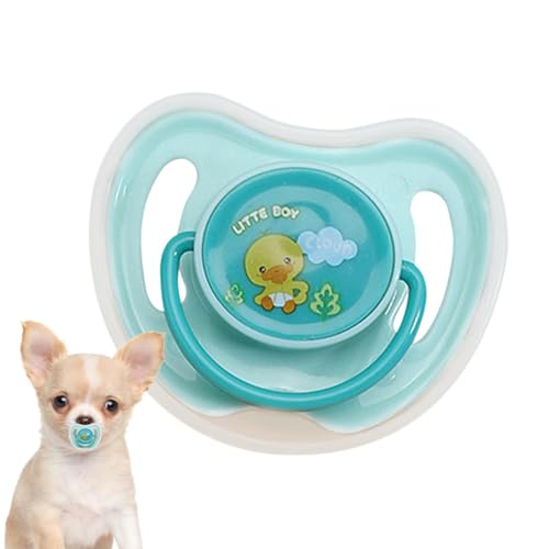 Fbinys Welpenschnuller,Hundeschnuller - Beruhigende Schnuller aus Silikon für Hunde - Tragbares, beruhigendes Kauspielzeug, Welpen-Beißspielzeug für kleine und mittelgroße Hunde Fbinys Welpenschnuller,Hundeschnuller - Beruhigende Schnuller aus Silikon für Hunde - Tragbares, beruhigendes Kauspielzeug, Welpen-Beißspielzeug für kleine und mittelgroße Hunde von Fbinys