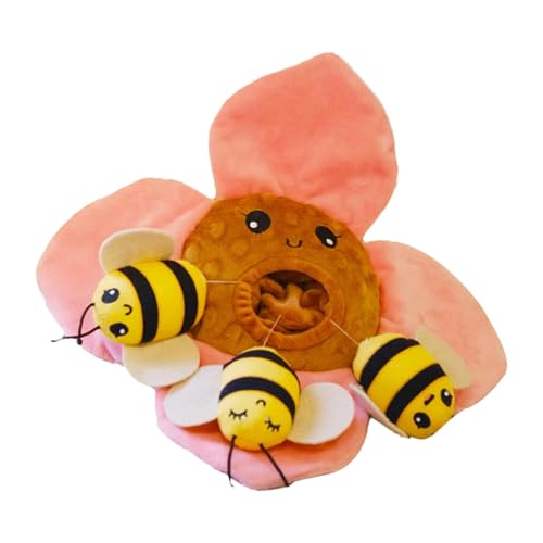 Futterspenderspielzeug für Hunde, interaktives Hunde-Puzzle-Spielzeug, quietschendes Knister-Hunde-Kauspielzeug, Plüsch-Hunde-Puzzle-Spielzeug, mittelgroßer Hundefutterspender, lustiges Futterspenderspielzeug für Hunde, interaktives Hunde-Puzzle-Spielzeug, quietschendes Knister-Hunde-Kauspielzeug, Plüsch-Hunde-Puzzle-Spielzeug, mittelgroßer Hundefutterspender, lustiges von Fbinys
