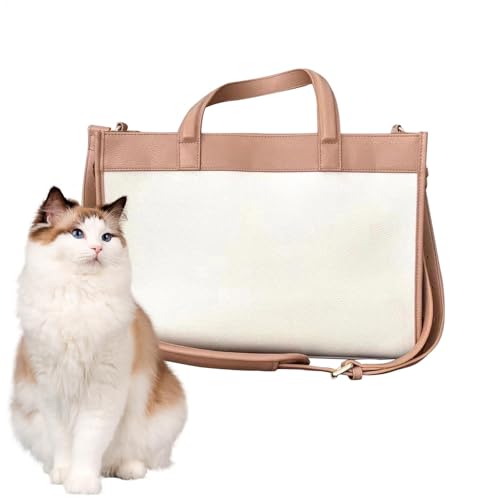 Haustier-Reisetasche, PU-Leder, Hundetragetasche, multifunktional, atmungsaktiv, perfekt für Outdoor-Ausflüge, tragbare Welpen-Tragetasche für kleine Haustiere wie Haustier-Reisetasche, PU-Leder, Hundetragetasche, multifunktional, atmungsaktiv, perfekt für Outdoor-Ausflüge, tragbare Welpen-Tragetasche für kleine Haustiere wie von Fbinys