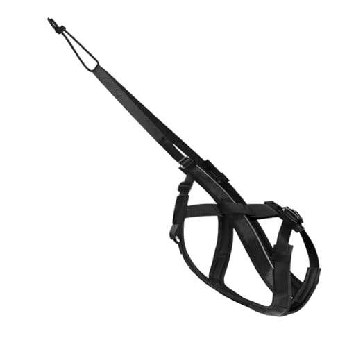 Hundezielgurt - 15.74x21,65 Zoll Reflektierendes Kabelbaum Für Schlittentraining Und Gehen, Bequemes Riemen Für Laufen, Outdoor -Übungen Mit Sicherem Passform, Grau, Grün, Schwarz, Orange von Fbinys
