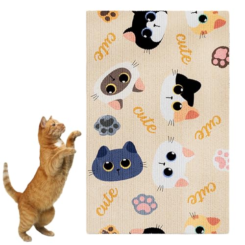 Indoor Katzenkratzer, Katzenkratzer für Innenkatzen, Cartoon Klebe Kratzpad, Niedliches Kratzbrett, Verschleißfeste Kratzmatte zum Schleifen von Krallen, Spielen Indoor Katzenkratzer, Katzenkratzer für Innenkatzen, Cartoon Klebe Kratzpad, Niedliches Kratzbrett, Verschleißfeste Kratzmatte zum Schleifen von Krallen, Spielen von Fbinys