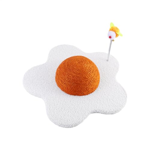 Kratzbrett für Katzen, Sisal Katzenkratzer mit -Teaser, Blumenförmiges interaktives Spielzeug, Möbelschutz für Wände, Couches, Teppiche, 28 x 20 cm, 620 g Kratzbrett für Katzen, Sisal Katzenkratzer mit -Teaser, Blumenförmiges interaktives Spielzeug, Möbelschutz für Wände, Couches, Teppiche, 28 x 20 cm, 620 g von Fbinys