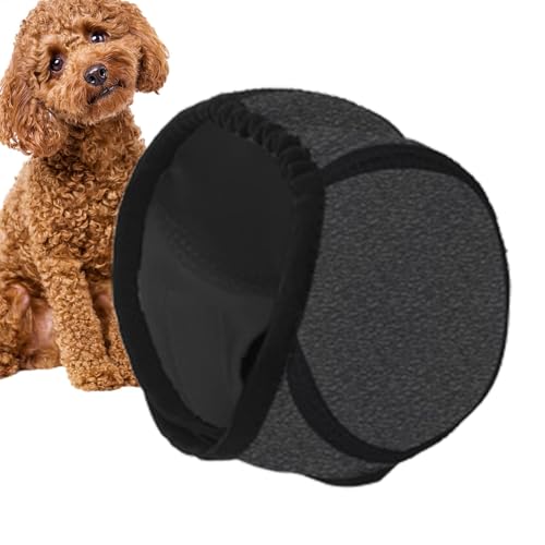 No Flap Ear Wraps Dogs, Noise Protection Quiet Earmuffs, Waterproof Adjustable Snood, Anti Slip Dog Ear Cover for Grooming, Bathing, Fireworks, and von Fbinys