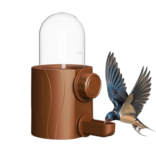 Parrot Water Dispenser, 250ml Automatic Water Bowl, Small Birds Pet Drinking Accessory, Sturdy and Easy to Use Hydration Container for Parrots, Budgies & Cockatiels von Fbinys