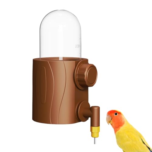 Parrot Water Dispenser, 250ml Automatic Water Bowl, Small Birds Pet Drinking Accessory, Sturdy and Easy to Use Hydration Container for Parrots, Budgies & Cockatiels von Fbinys