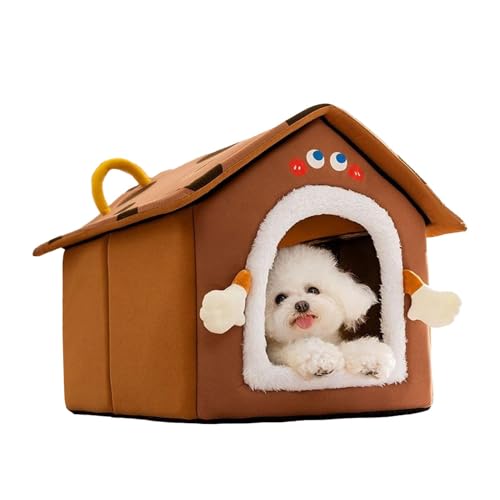 Plüsch-Katzenbett mit Kapuze, abnehmbares, weiches Haustierbett, faltbare Hundebetthöhle, elastisches Schwamm-Haustierbett, gemütliche Katzenhöhle, tragbares Haustierbett, warmes Hundebett, bequeme Plüsch-Katzenbett mit Kapuze, abnehmbares, weiches Haustierbett, faltbare Hundebetthöhle, elastisches Schwamm-Haustierbett, gemütliche Katzenhöhle, tragbares Haustierbett, warmes Hundebett, bequeme von Fbinys