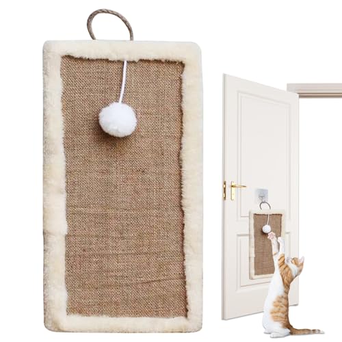 Sisal-Kratzer, verschleißfestes Kätzchen-Schleifspielzeug, Möbelschutz für Sofa, Wand, stabiles Katzenkratzbrett, Katzen und Kätzchen, 41 x 21 cm Sisal-Kratzer, verschleißfestes Kätzchen-Schleifspielzeug, Möbelschutz für Sofa, Wand, stabiles Katzenkratzbrett, Katzen und Kätzchen, 41 x 21 cm von Fbinys