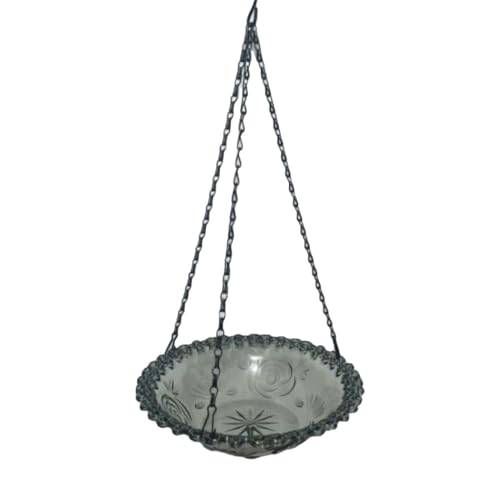 Tragbare Vogeltränke, Wasserschale für Vögel, hängendes Käfigzubehör, ideal für Morgenpavillon, Garten, Deck, Pool, Outdoor, Spalier, Innendekoration, 24 x 23 x 5 cm Tragbare Vogeltränke, Wasserschale für Vögel, hängendes Käfigzubehör, ideal für Morgenpavillon, Garten, Deck, Pool, Outdoor, Spalier, Innendekoration, 24 x 23 x 5 cm von Fbinys