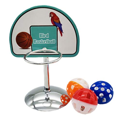 Basketballkorb für Haustiere, Sittiche, Glocken, Puzzle-Spiel, Kauspielzeug für Halloween, Leckerli-Taschen von Fcnjsao