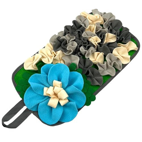 Engaging Kleintier-Futterbrett mit Blumen-Design fördert natürliches Futterverhalten, waschbares Trainingswerkzeug, langsames Fütterungsgerät von Fcnjsao