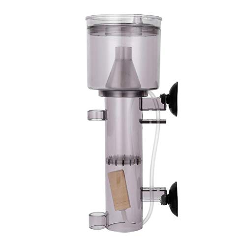 Fcnjsao Aquarium Ölfilm Skimmer mit Ausströmstein Effizientes Filterzubehör Fischtanks Skimmer Proteinentferner von Fcnjsao