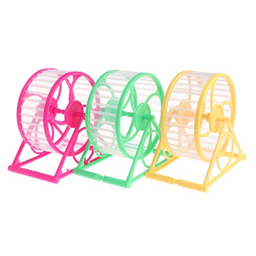 Fcnjsao Hamster-Trainingsrad mit Ständer, für Rennmäuse, Untertasse, einfach zu montieren Fcnjsao Hamster-Trainingsrad mit Ständer, für Rennmäuse, Untertasse, einfach zu montieren von Fcnjsao