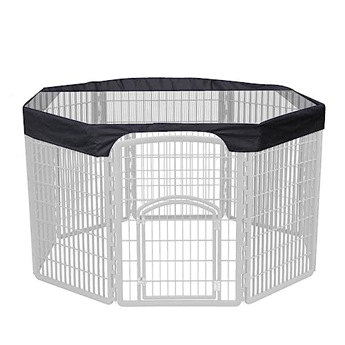 Fcnjsao Hunde Laufstall Abdeckung Haustier Laufgitter Mesh Top Für Sonne Zum Schutz Abdeckung Für 61 cm Breite Sichere Abdeckung Für Haustier Laufstall Freien von Fcnjsao