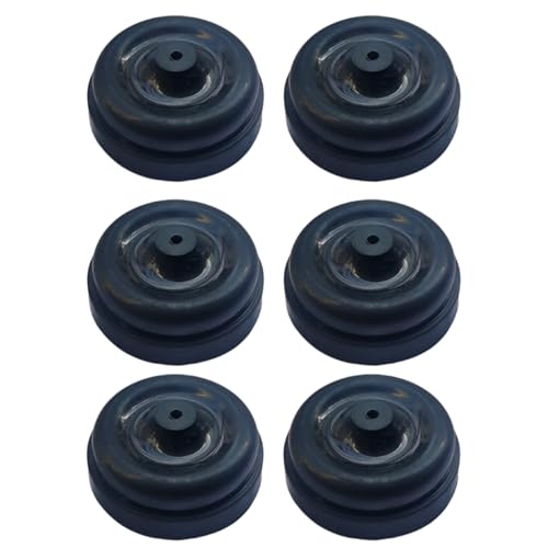 Fcnjsao Membran-Ersatz für Aquarien, Sauerstoffpumpen, Gummi, Silikon, Luftpumpen, Zubehör, Aquarien, Sauerstoff-Silikonmembran, 6 Stück von Fcnjsao