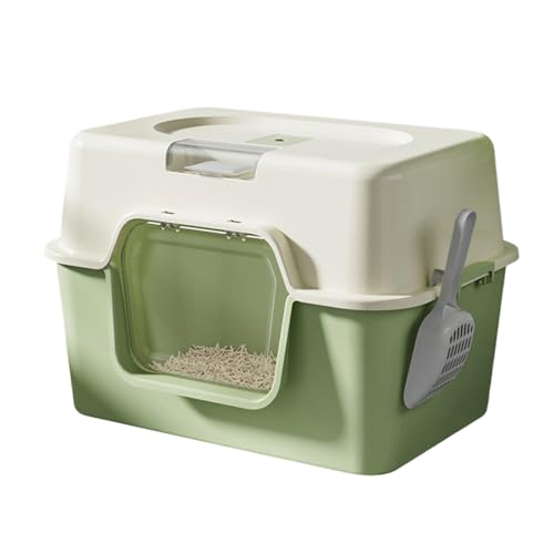 Katzentoilette für ältere Katzen, kleine glatte Oberflächen, kein Geruch, hart und sicher für Kätzchen, einfache Reinigung, spritzwassergeschützt, Katzentoilette Katzentoilette für ältere Katzen, kleine glatte Oberflächen, kein Geruch, hart und sicher für Kätzchen, einfache Reinigung, spritzwassergeschützt, Katzentoilette von Fcnjsao