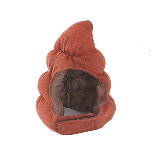 Niedlicher Hut für Hundekot-Design, Haustierkappe, hält warm, lustige Kopfbedeckung, Cosplay-Zubehör für Katzen und Hunde, Hüte nur für Katzen von Fcnjsao