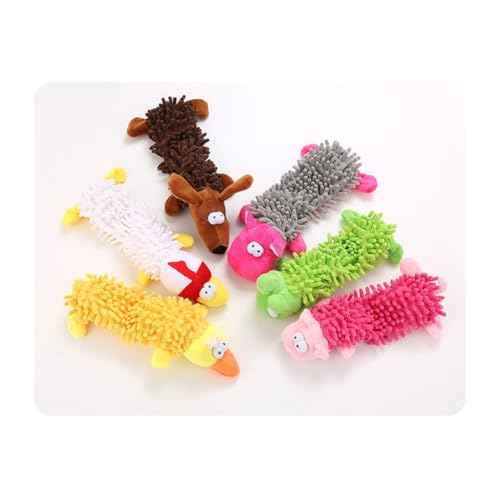 Fcuajdkq Plüschtier für Hunde, die Geräusche machen, Kauspielzeug, Zähneknirschen, interaktive Mopps, Flusen, Welpenspielzeug, F Fcuajdkq Plüschtier für Hunde, die Geräusche machen, Kauspielzeug, Zähneknirschen, interaktive Mopps, Flusen, Welpenspielzeug, F von Fcuajdkq