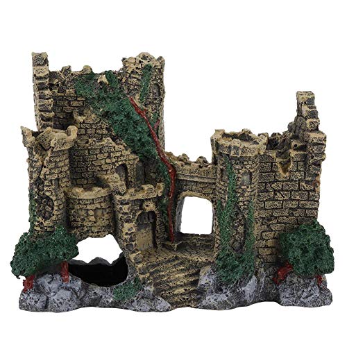 Pssopp Aquarium Simulation Schloss Dekoration Aquarium Deko Simuliert Schloss Aquarium Künstliche Vintage Schloss Ornament Gebäude Aqua Ornaments für Fisch Garnelen Verstecken Pssopp Aquarium Simulation Schloss Dekoration Aquarium Deko Simuliert Schloss Aquarium Künstliche Vintage Schloss Ornament Gebäude Aqua Ornaments für Fisch Garnelen Verstecken von Pssopp