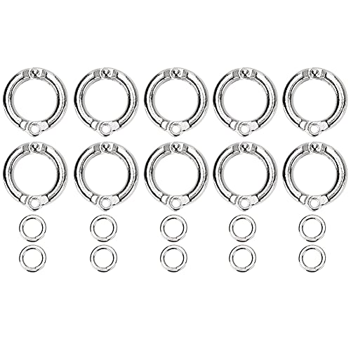 Fdit 10PCS Vogel Fußringe Anti Escape Papagei Bein Ring Vögel Fußkettchen Ring Outdoor Fly Training Aktivität Ring Clip für Haustier Training(#9) von Fdit