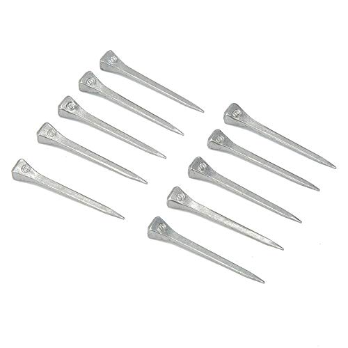 Fdit 250pcs Professionelle E4 -Hufeisennägel, Hufnägel mit Niedriger Kohlenstoffstahl für Huftriger, Zubehör von, Hufeisenwerkzeugen | Heavy Duty Huffenschuhnägel Kit von Fdit