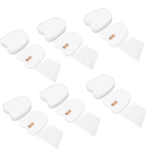 Fdit 6er-Pack Filterersatz für Shark XPMFK320 Staubsauger, Einfach zu Installierende, Hocheffiziente Schwammfilter, Kompatibel mit Dem Modell XPMFK320 von Fdit
