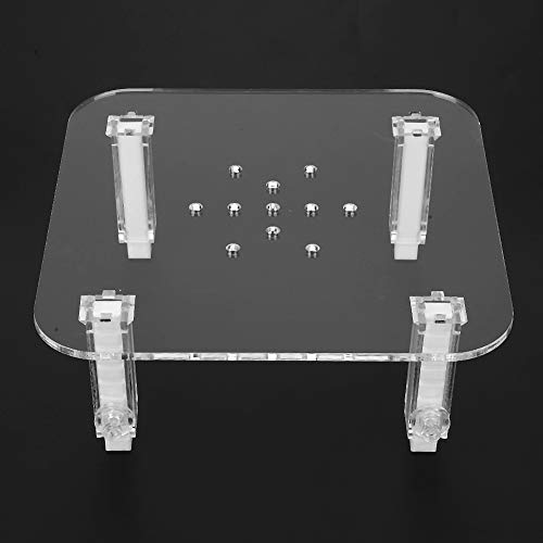 Fdit Einstellbare Protein -Skimmer -Halterung Stabiler Acrylhöher Accessoires für Marine Life Enthusiasten (Großer Eierstand) von Fdit