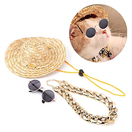 Fdit Gold Hundehalsband Hund Sonnenbrille Hund Goldene Kette Haustier Lustige Kostüm Halskette Kette Sonnenbrille für Haustier Katzen Welpen Kleiner Hund Mode Dekor Fdit Gold Hundehalsband Hund Sonnenbrille Hund Goldene Kette Haustier Lustige Kostüm Halskette Kette Sonnenbrille für Haustier Katzen Welpen Kleiner Hund Mode Dekor von Fdit