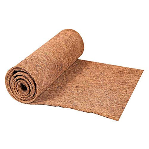 Kokosfaser -Reptilienmatte 60 X 100 cm, Absorbierende und Waschbare Substrat für Reptilien, Schildkröten, Schlangen, Leguan, Weiche Matte für Eidechsen Geeignet (Brown) von Fdit