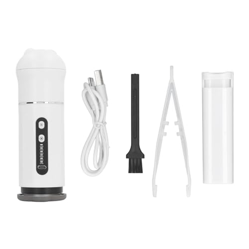 Fdit Lint Shaver Fabric -Rasierer, Wiederaufladbarer Pullover Defuzzer Nachhaltiges Handheld -Design mit Bequemen Bügeltätigkeitsentfernungsvorgängen für das Reisen (White) von Fdit