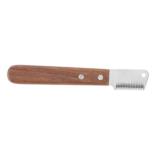 Fdit Professionelle Hundeabstrippmesser Eliminieren von Knoten Reduzieren Sie Haarverlust -Hundemesser mit Holzgriff für Haustiere Fdit Professionelle Hundeabstrippmesser Eliminieren von Knoten Reduzieren Sie Haarverlust -Hundemesser mit Holzgriff für Haustiere von Fdit