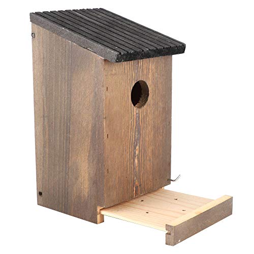 Hängendes Vogelhaus aus Holz, Einzigartiges Design, Sicherer Unterschlupf für Vögel, Hausgarten-Dekoration, Ideales, Naturliebhaber, Paulownia-Holz, 11,9 X 11,9 X 23,9 cm Hängendes Vogelhaus aus Holz, Einzigartiges Design, Sicherer Unterschlupf für Vögel, Hausgarten-Dekoration, Ideales, Naturliebhaber, Paulownia-Holz, 11,9 X 11,9 X 23,9 cm von Fdit