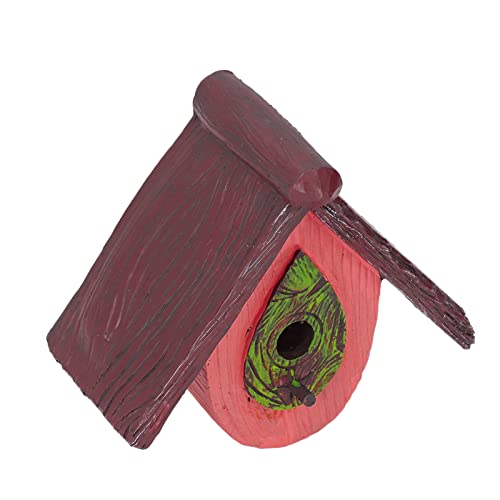 Vogelhaus, Hängendes Kolibri-Haus aus Gartenharz (Rot) von Fdit