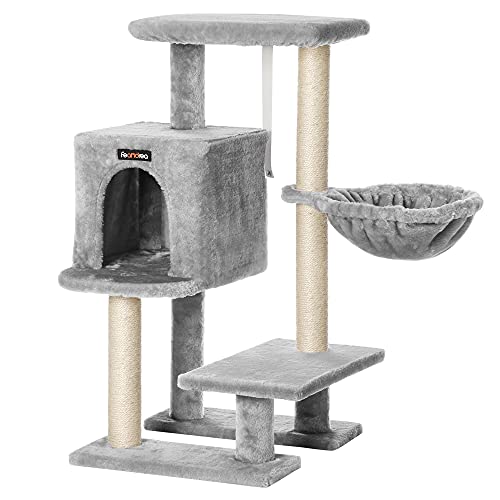 FEANDREA Kratzbaum, Kleiner Katzenbaum, 84 cm, hellgrau PCT142W01 FEANDREA Kratzbaum, Kleiner Katzenbaum, 84 cm, hellgrau PCT142W01 von Feandrea