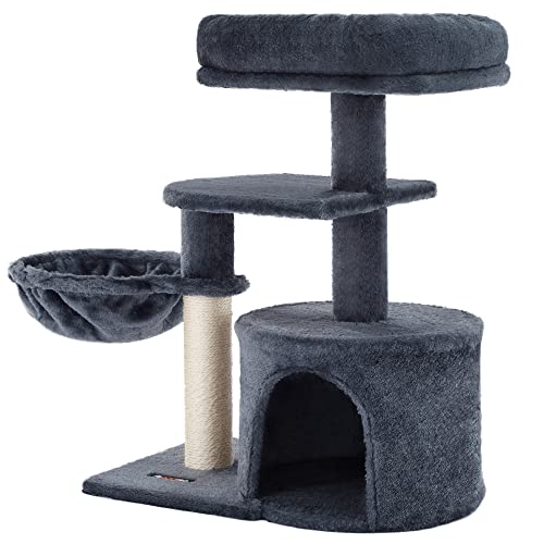 Feandrea Kratzbaum, Kleiner Katzenbaum, mehrstufig, 68 cm, rauchgrau PCT59G Feandrea Kratzbaum, Kleiner Katzenbaum, mehrstufig, 68 cm, rauchgrau PCT59G von Feandrea