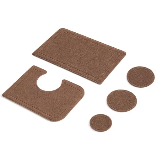 Feandrea Clickat Katzentreppe Ersatzteile Set, Ersatz-Filzpads, weich und bequem, maschinenwaschbar, mit Klettverschlüssen, einfach anzubringen und abzunehmen, kaffeebraun PCK004T66-C von Feandrea