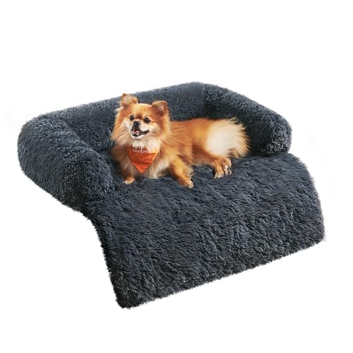 Feandrea FluffyHug Hundebett Plüsch, Hundedecke Sofa, Sofaschutz Hund, Hundekissen, Größe M, für kleine und mittelgroße Hunde, 80 x 75 x 16 cm, dunkelgrau PGW221G02 Feandrea FluffyHug Hundebett Plüsch, Hundedecke Sofa, Sofaschutz Hund, Hundekissen, Größe M, für kleine und mittelgroße Hunde, 80 x 75 x 16 cm, dunkelgrau PGW221G02 von Feandrea